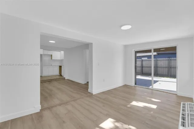 wooden floor in an empty room
