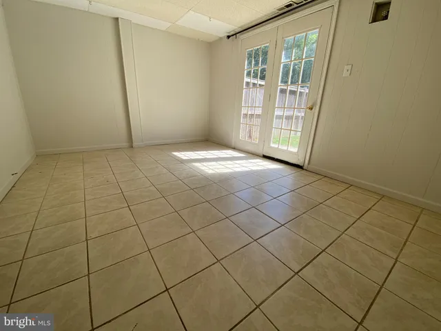 a view of empty room