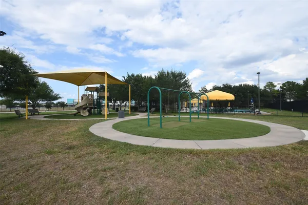 a view of outdoor space with playground