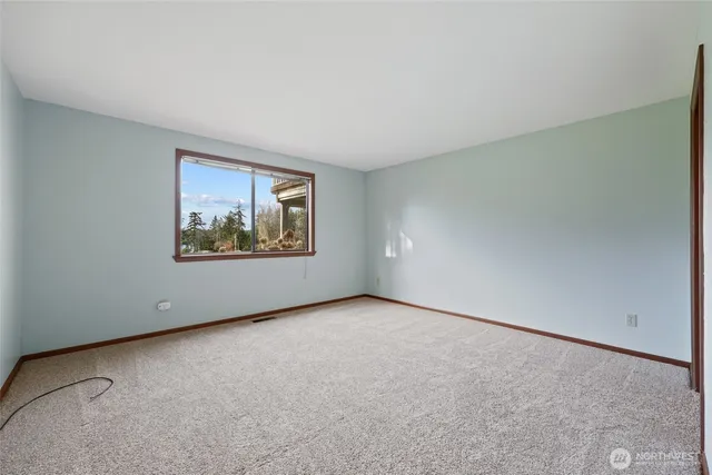 an empty room with window