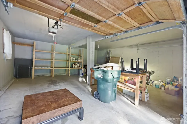 a room with furniture