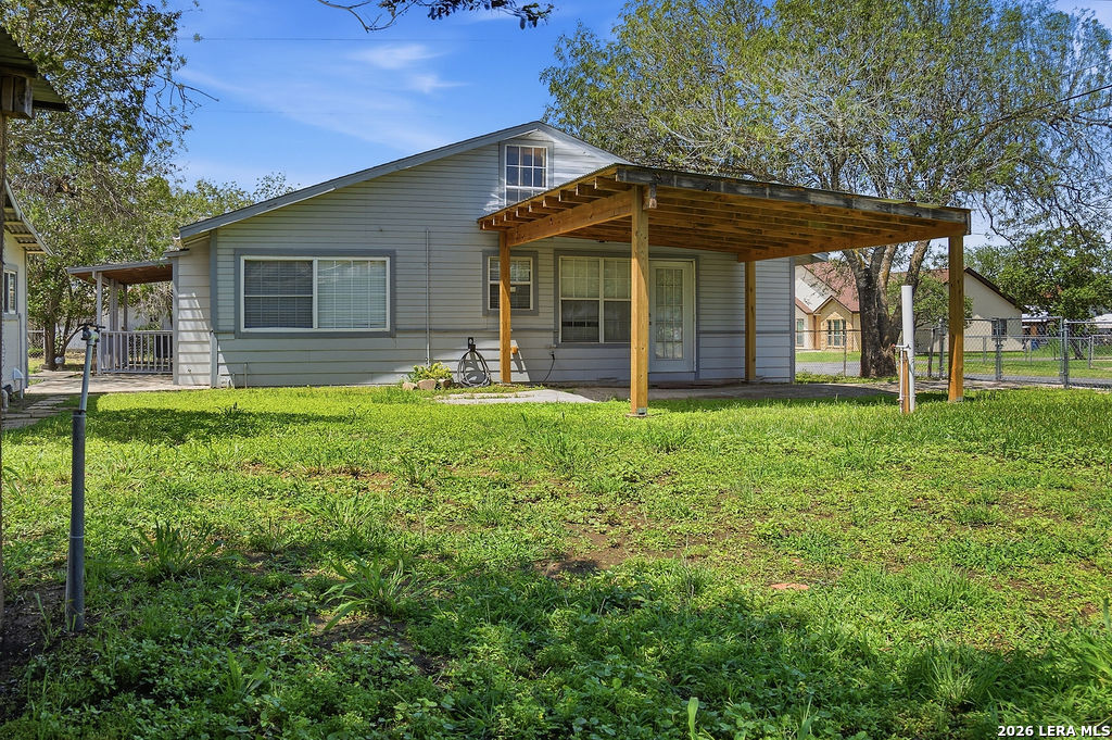 116 Matlock Poth, TX 78147 - Photo 4 of 41 front view of a house with a yard
