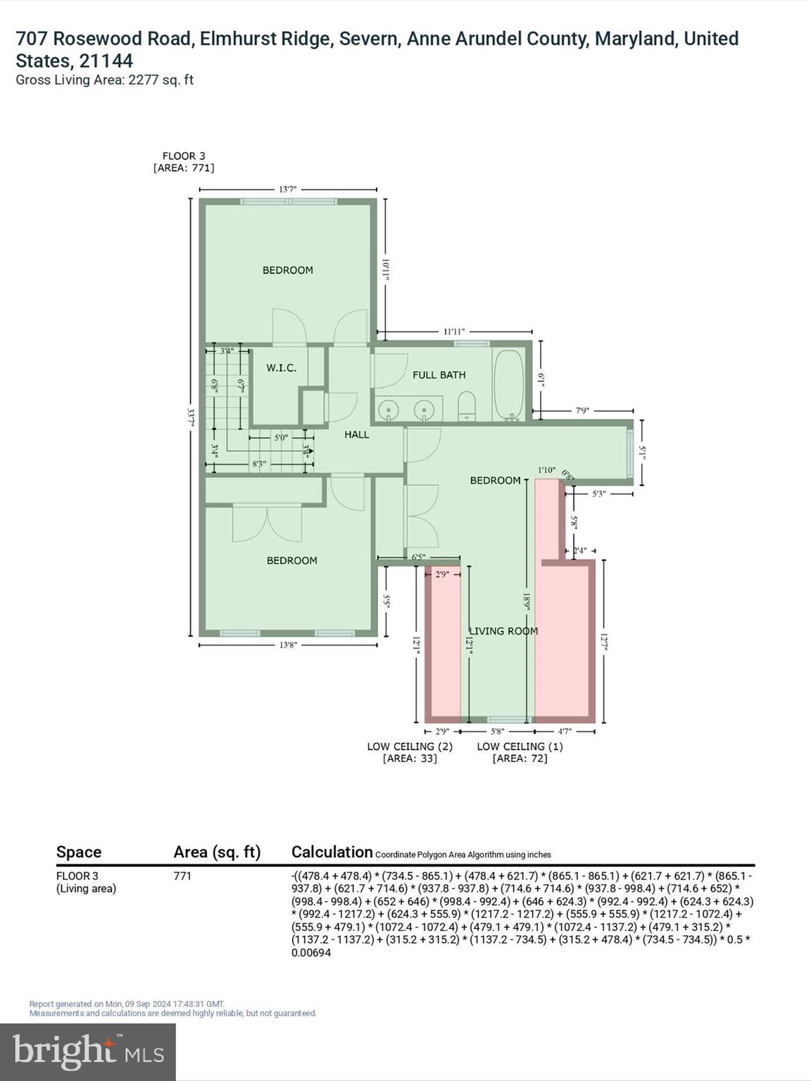 707 Rosewood Road Severn, MD 21144 - Photo 59 of 63 Upper Level GLA
