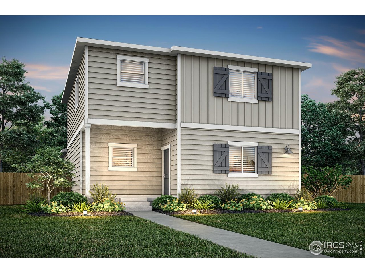 194 Equine Road Berthoud, CO 80513 - Photo 1 of 3 a front view of a house with a garden