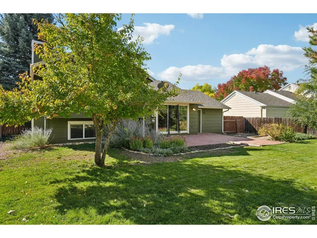 a house view with a garden space