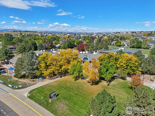 a view of a lake with a city