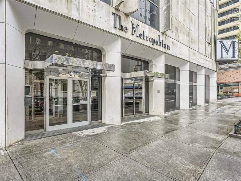 20 Marietta Street Northwest, Unit 10F Atlanta, GA 30303 - Photo 2 of 17 a view of a building with a glass door