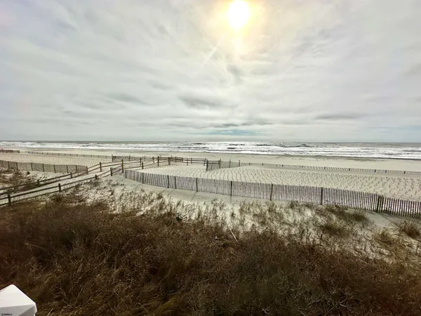 a view of an ocean beach