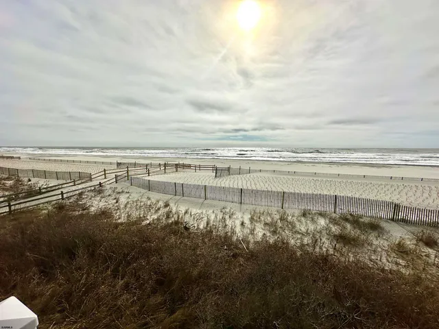 a view of an ocean beach