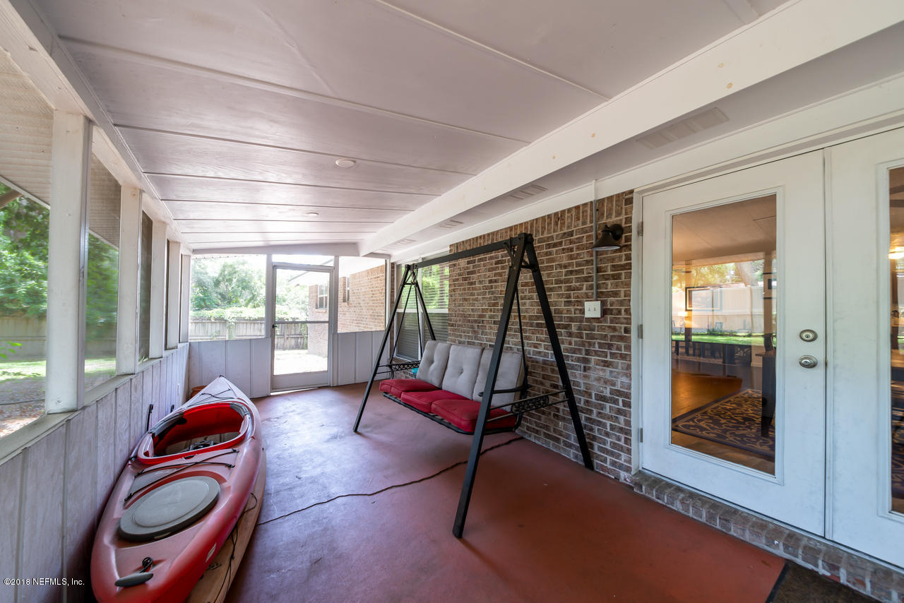4611 Fulton Road Jacksonville, FL 32225 - Photo 16 of 19 Screened in Lanai