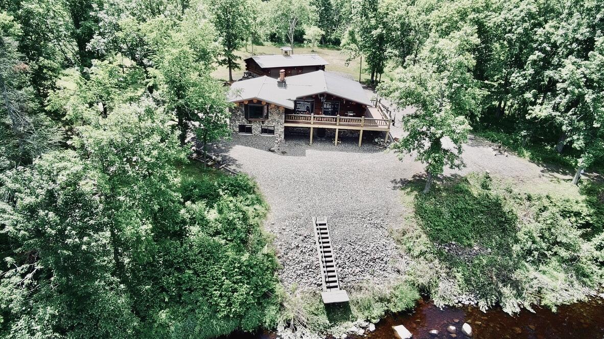 N1742 County Road North Kennan, WI 54537 - Photo 37 of 61 Drone from River