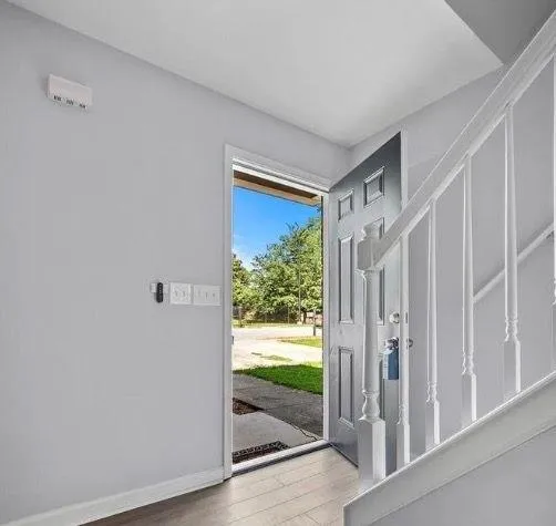 a view of front door