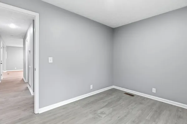 wooden floor in an empty room