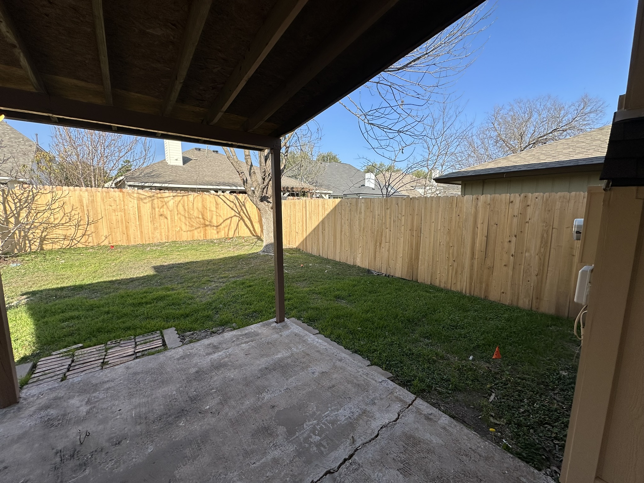 814 Smoke Signal Pass Pflugerville, TX 78660 - Photo 14 of 29 Fenced backyard featuring a patio area