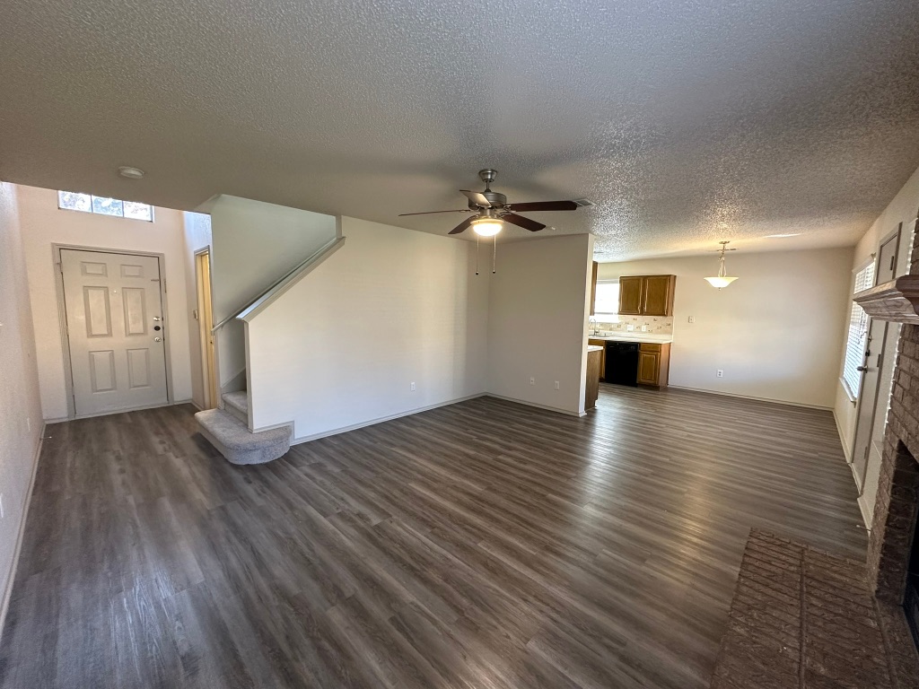 814 Smoke Signal Pass Pflugerville, TX 78660 - Photo 3 of 29 brick fireplace