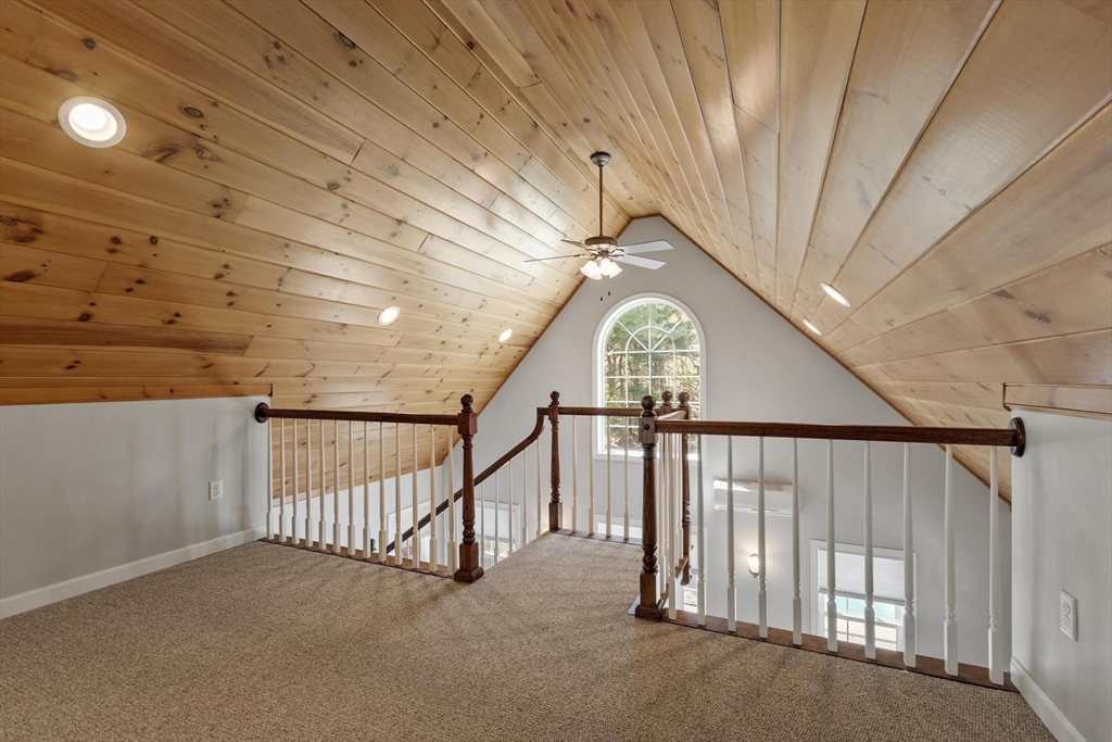 4 Ridge Road Pepperell, MA 01463 - Photo 32 of 42 a view of staircase with railing and white walls