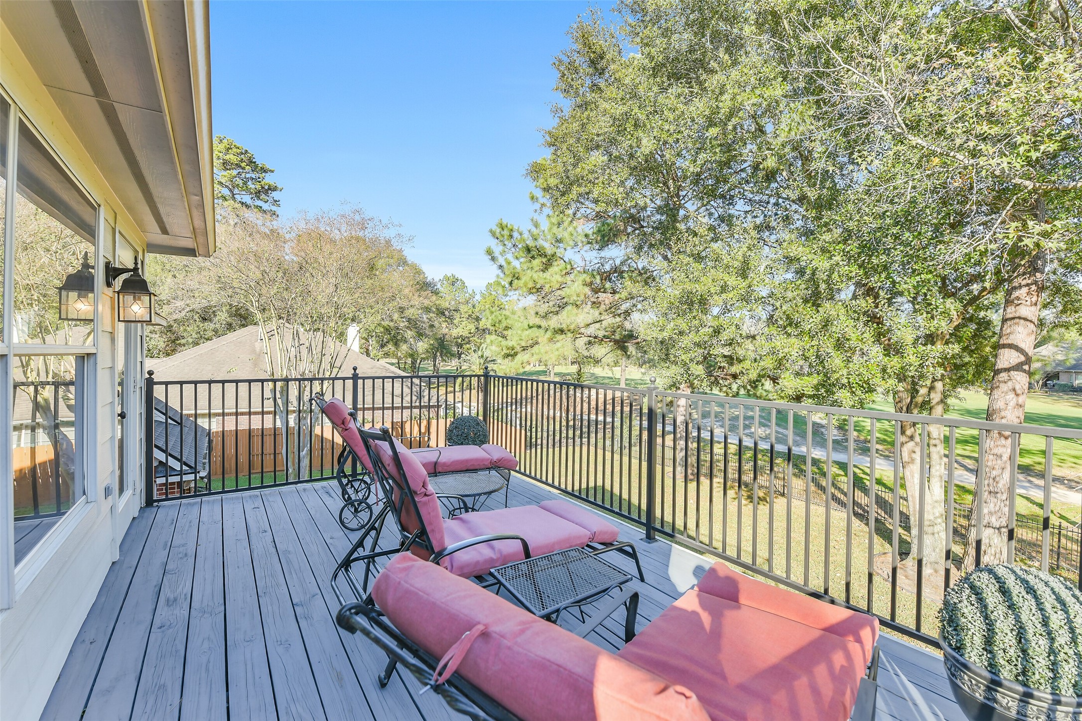 25247 Bull Ridge Drive Porter, TX 77365 - Photo 27 of 50 Boards replaced in 2021 - overlooking the 16th hole!