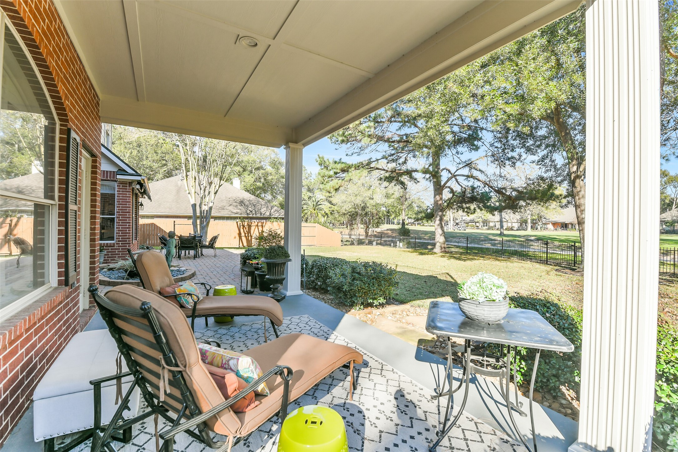 25247 Bull Ridge Drive Porter, TX 77365 - Photo 43 of 50 Covered patio outside the primary bedroom