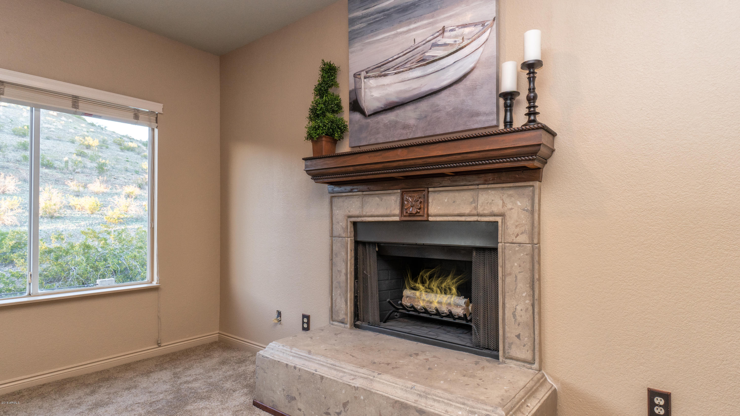 1622 East Nighthawk Way Phoenix, AZ 85048 - Photo 26 of 58 Master Bedroom Fireplace