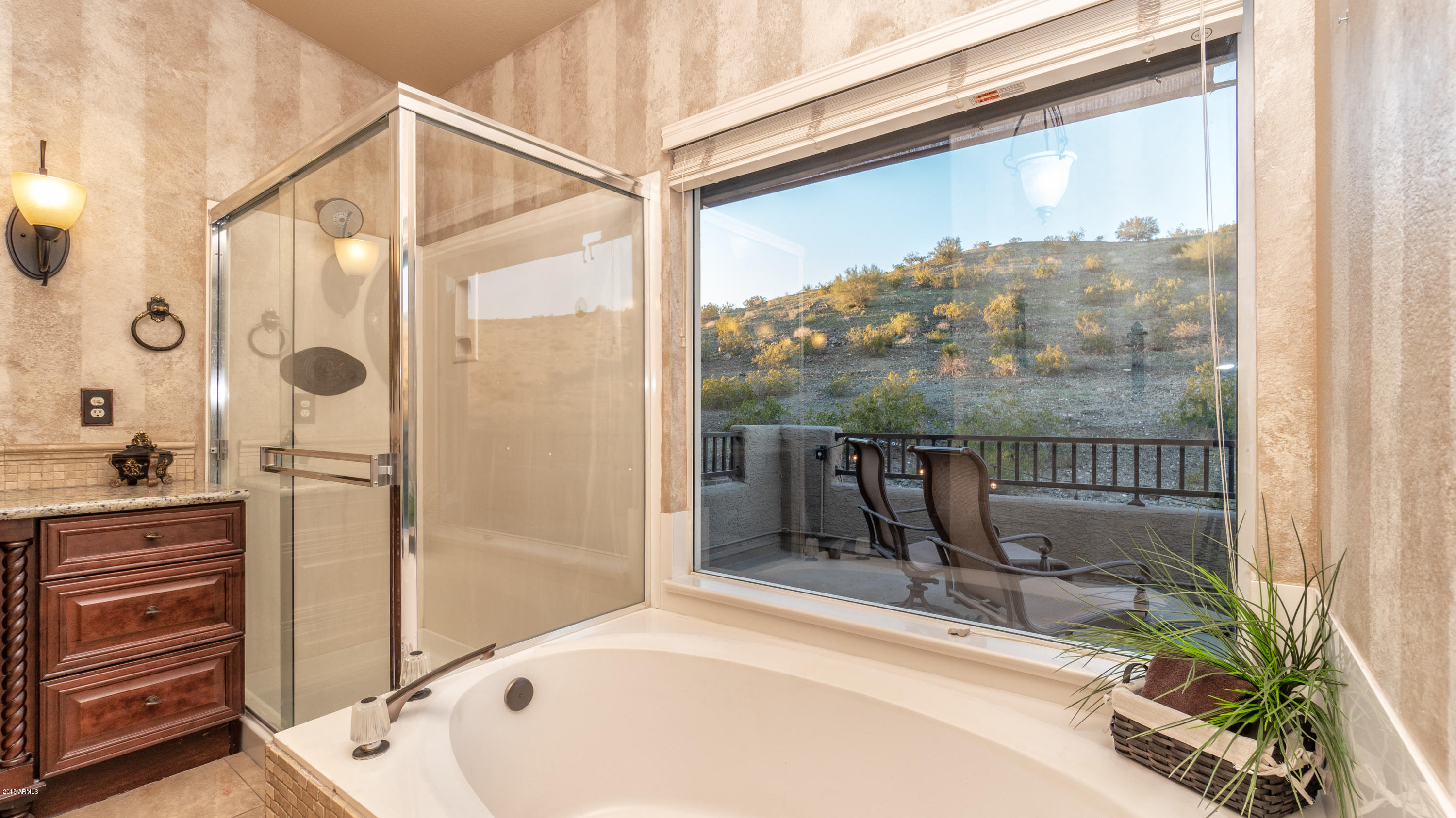 1622 East Nighthawk Way Phoenix, AZ 85048 - Photo 31 of 58 Master Tub with Mountain Views