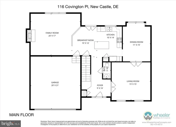 $515,000 | 116 Covington Place, New Castle, DE 19720