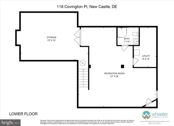 $515,000 | 116 Covington Place, New Castle, DE 19720