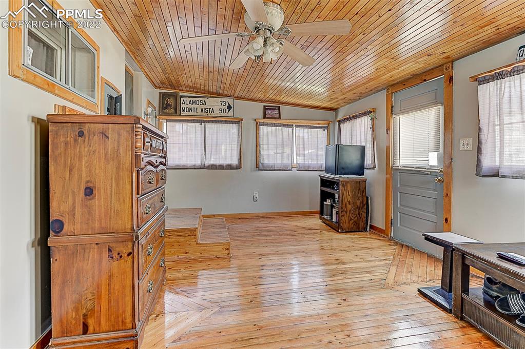 312 10th Street Fowler, CO 81039 - Photo 25 of 35 a view of a kitchen with a refrigerator and a window