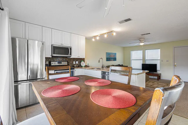 a view of city from a balcony