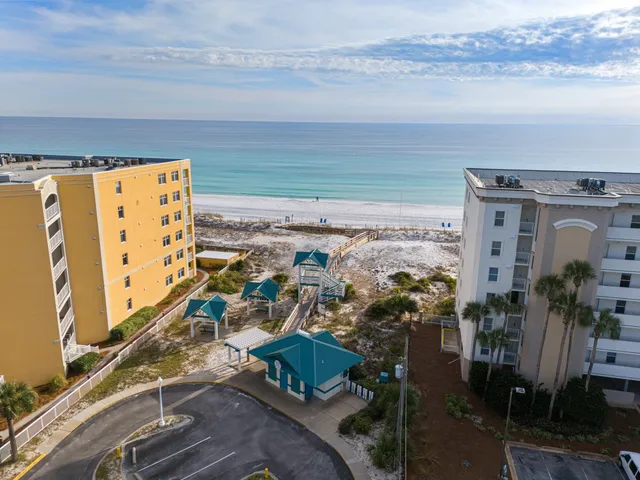 a view of a city from a balcony