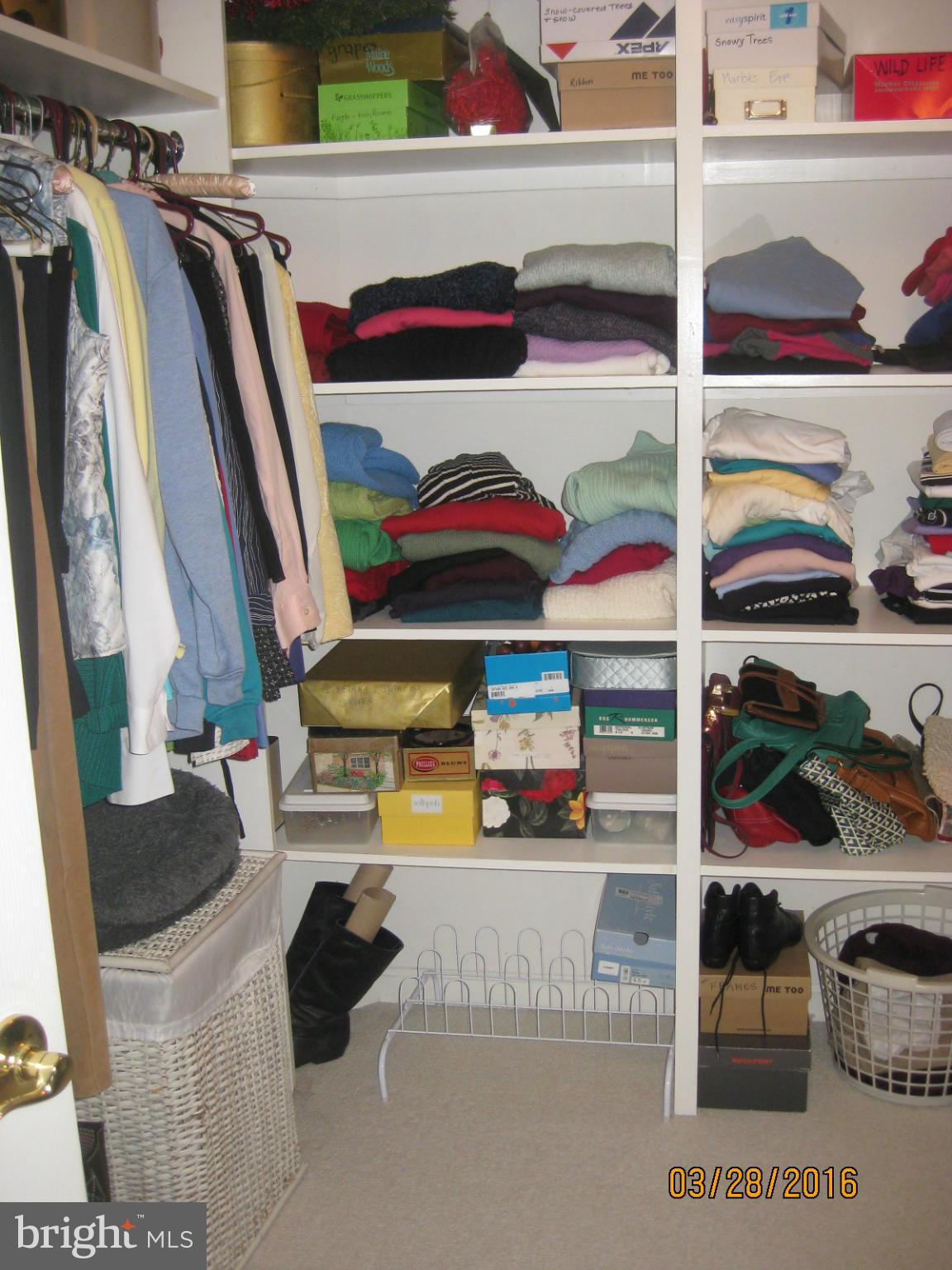 12310 Rosslare Ridge Road, Unit 404 Lutherville-Timonium, MD 21093 - Photo 19 of 23 Master BR Walk-in Closet