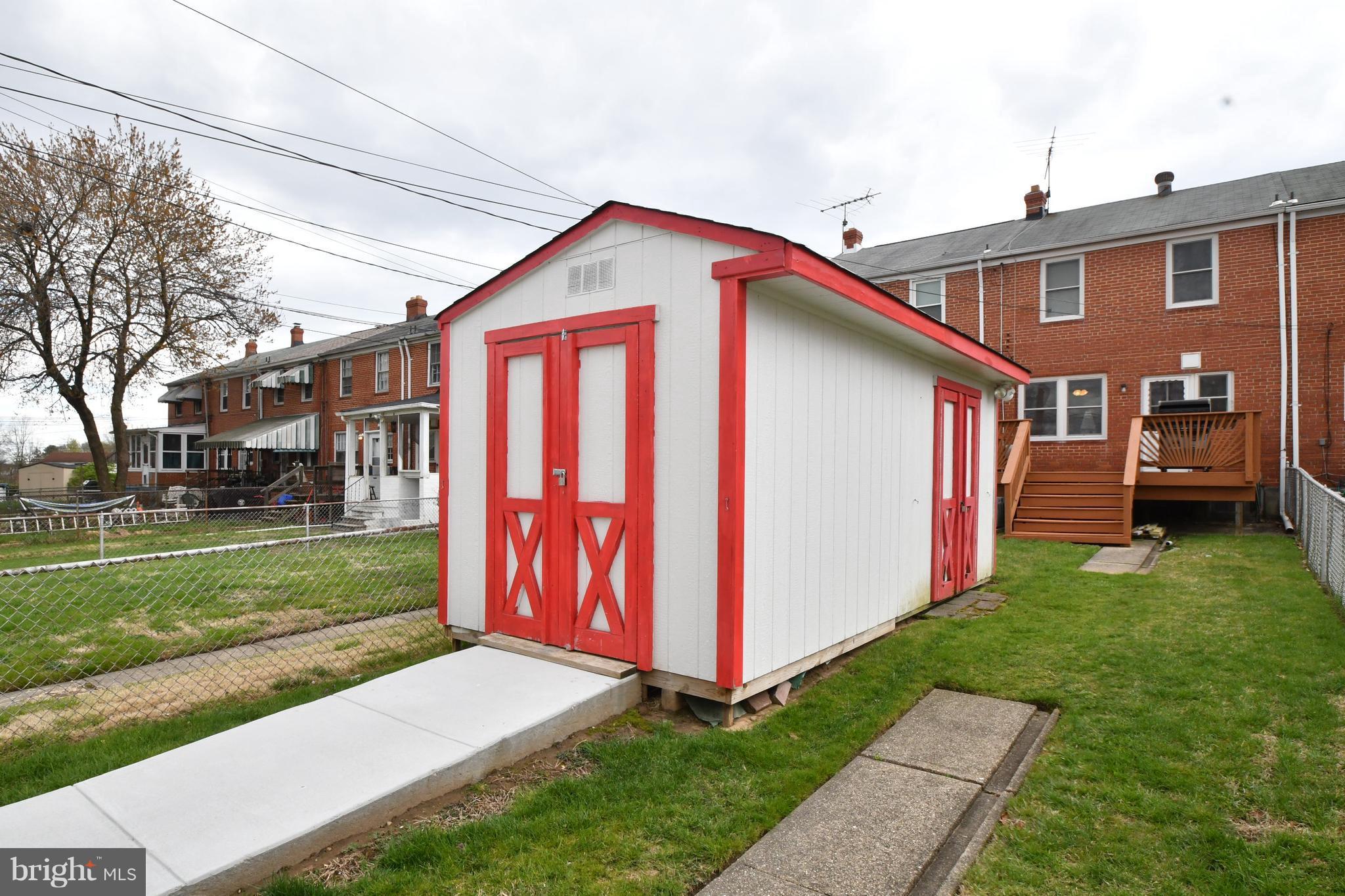 25 Cardinal Road Baltimore, MD 21221 - Photo 25 of 28 Large shed w/sidewalk access