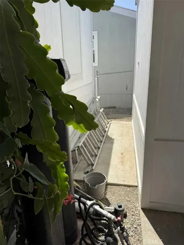 a view of staircase with a rug