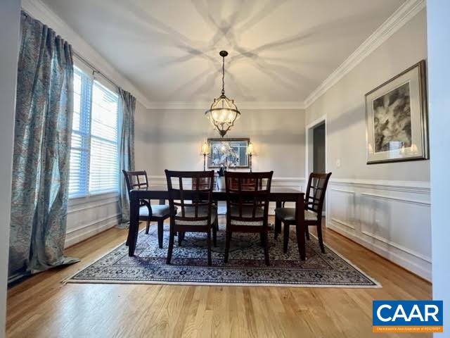 3 Old Farm Road Charlottesville, VA 22903 - Photo 7 of 66 a view of a dining room with furniture window and wooden floor