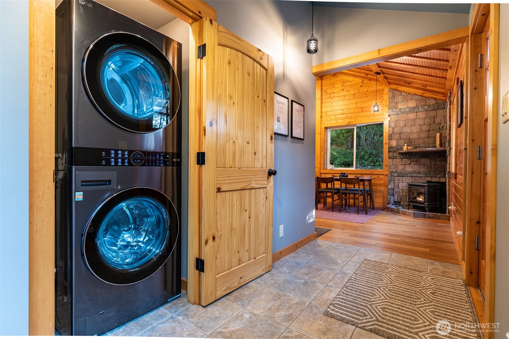744 Tarte Road Friday Harbor, WA 98250 - Photo 12 of 35 a view of a bedroom with washer and dryer