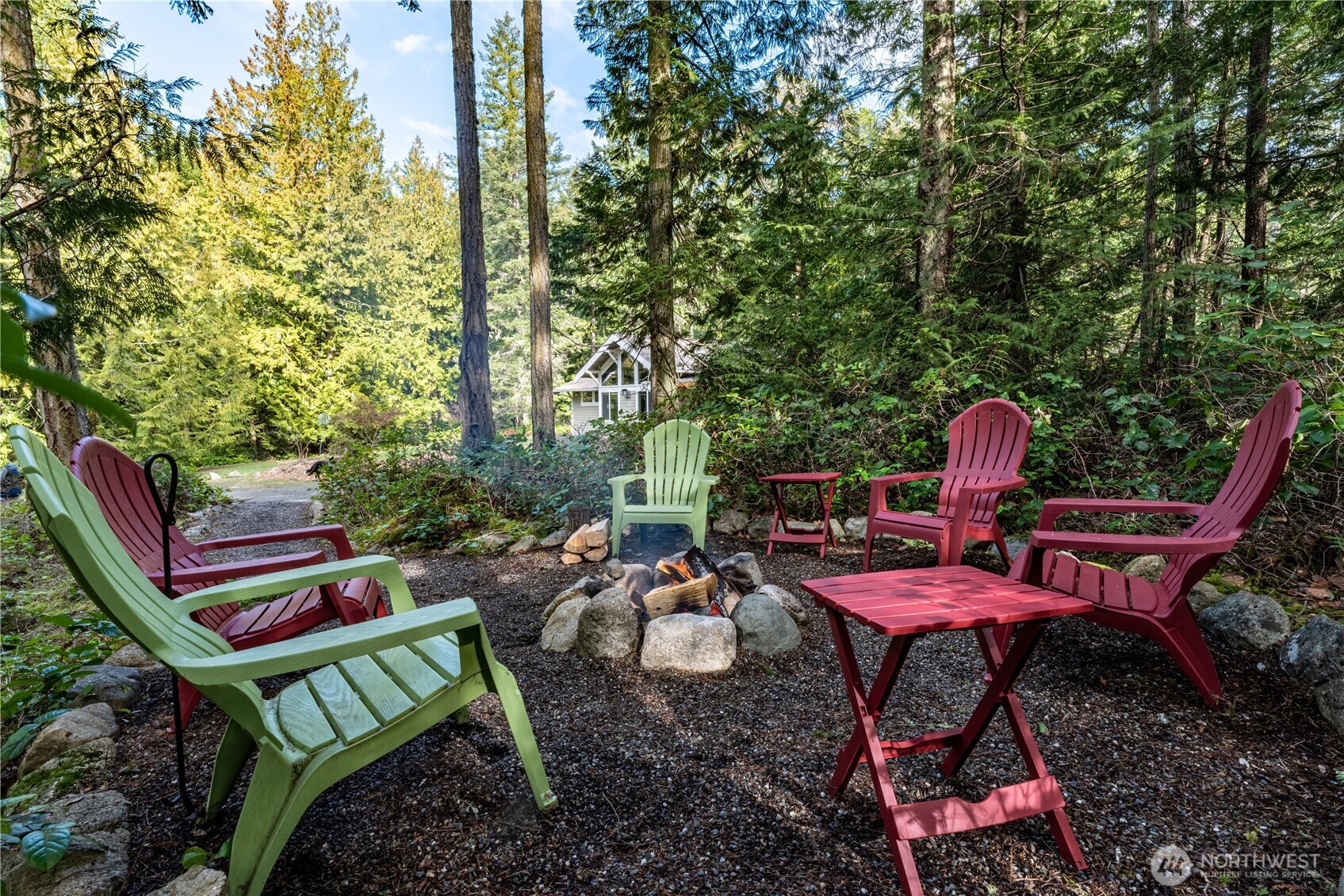 744 Tarte Road Friday Harbor, WA 98250 - Photo 24 of 35 an outdoor sitting area with furniture and garden