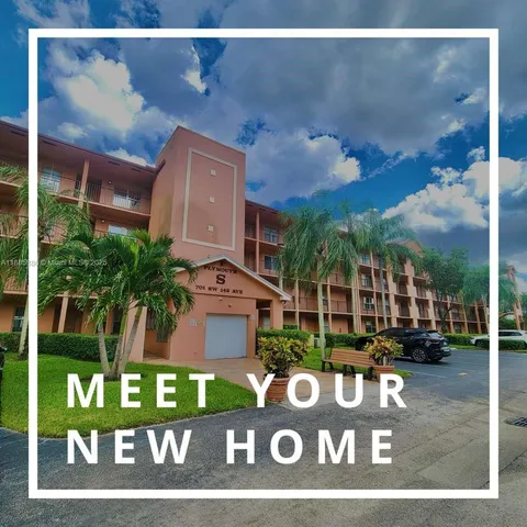 a view of building with sign board
