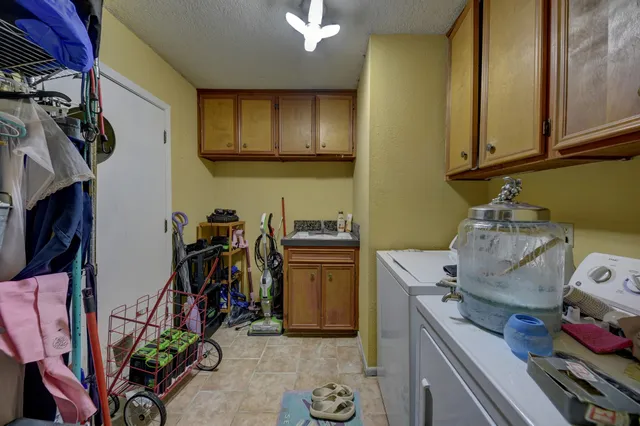 a view of storage and utility room