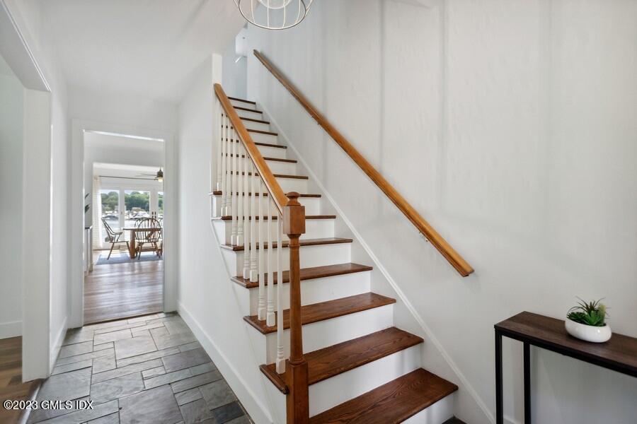 40 Chapel Lane Riverside, CT 06878 - Photo 6 of 35 a view of entryway and gallery with wooden floor