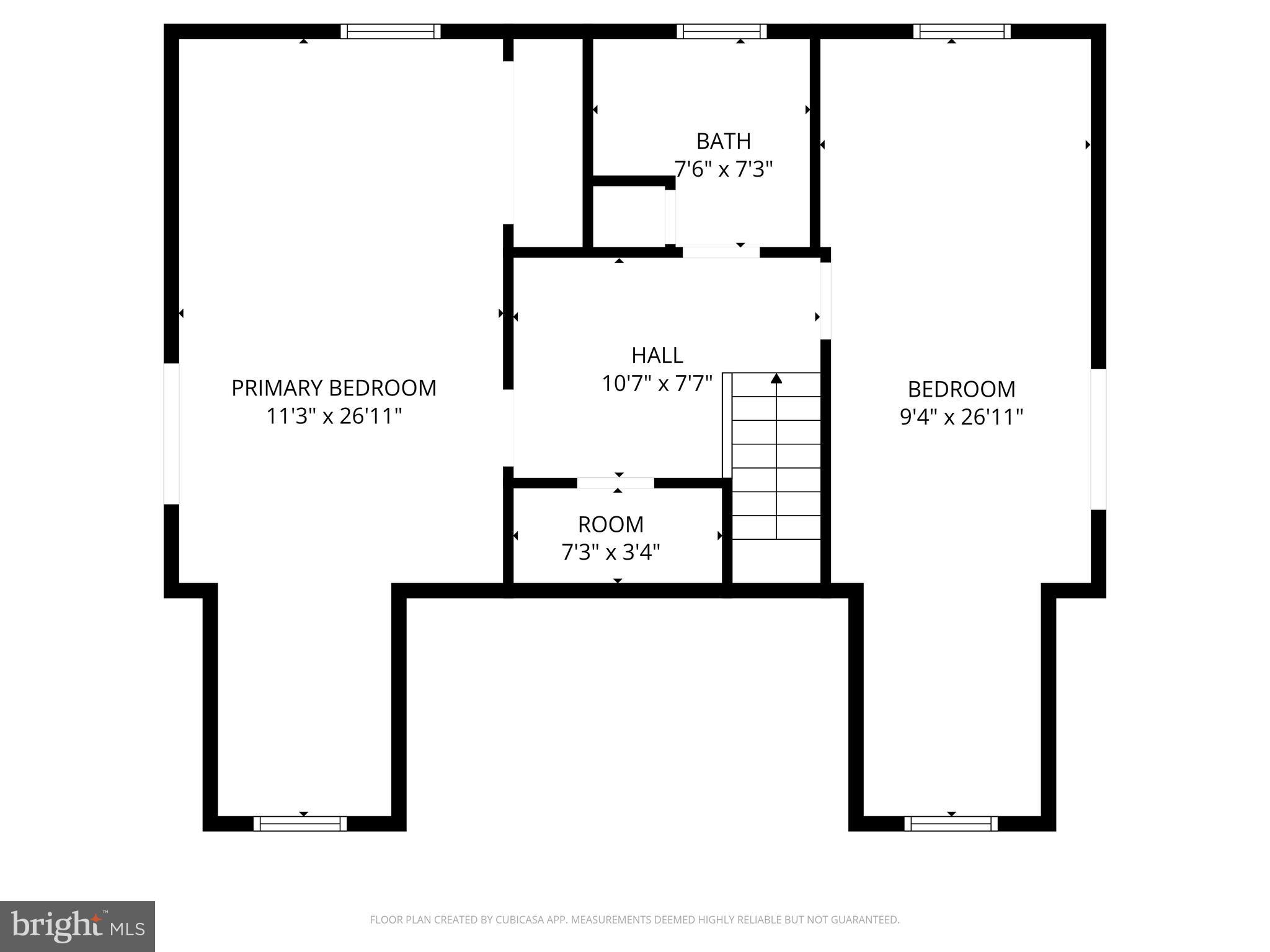 3294 South Manor Road Coatesville, PA 19320 - Photo 41 of 41 Approximate 2nd floor plan