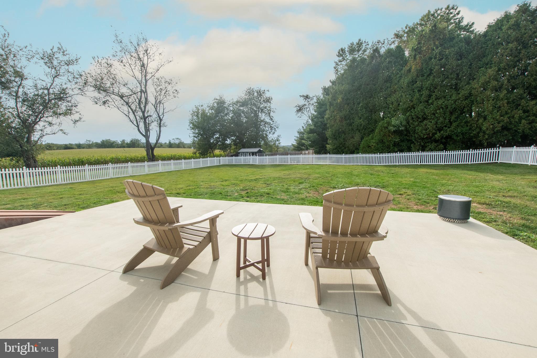 3294 South Manor Road Coatesville, PA 19320 - Photo 10 of 41 Rear patio view to rear yard