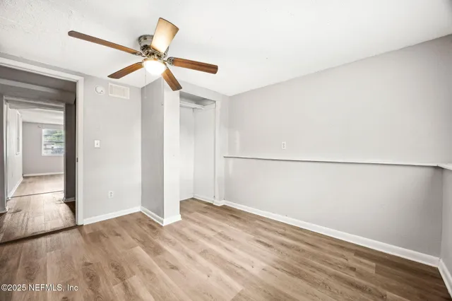 wooden floor in an empty room