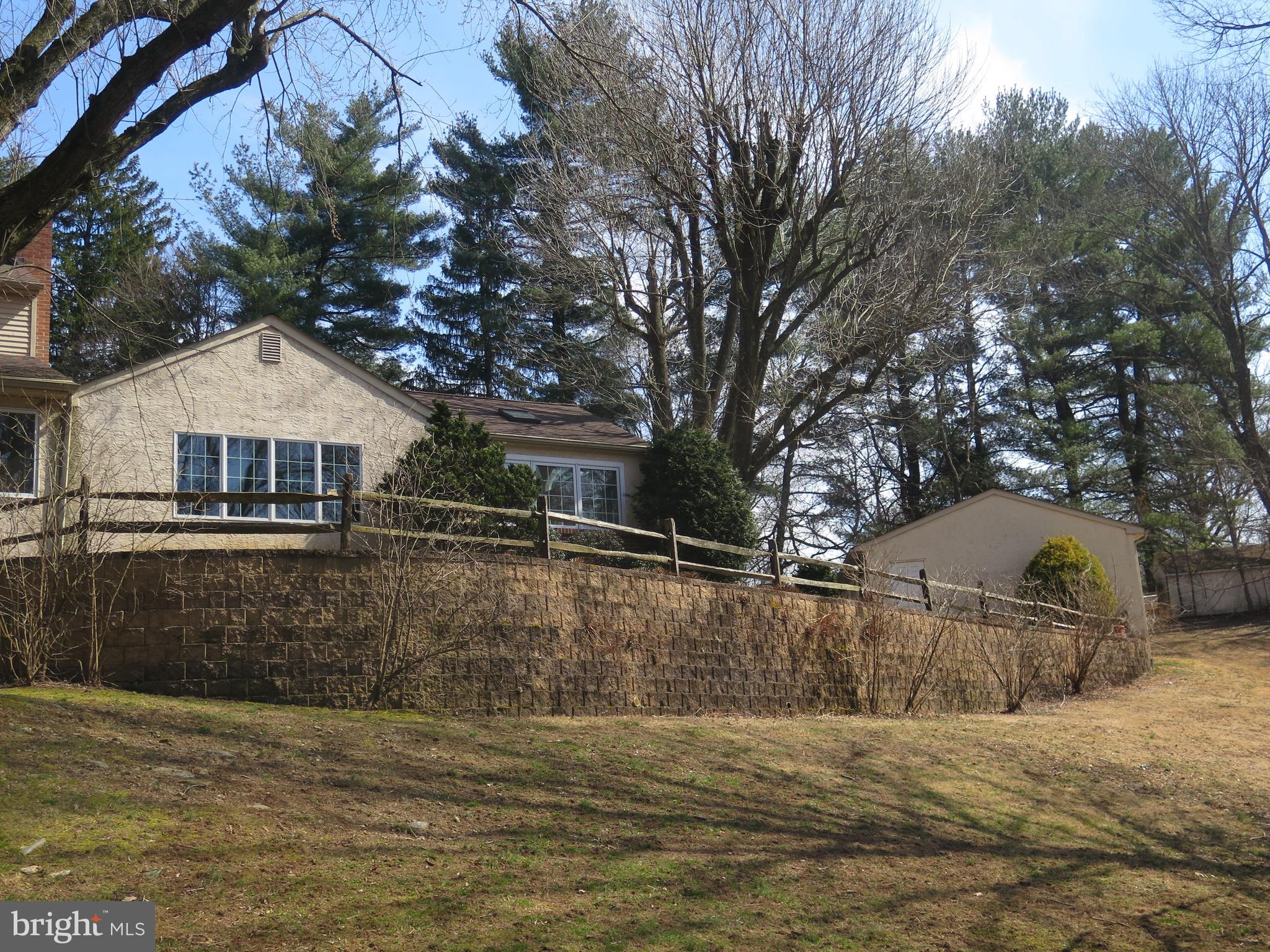 376 Mt Alverno Road Media, PA 19063 - Photo 39 of 50 Rear Of House - View Toward Sun Room And Garage