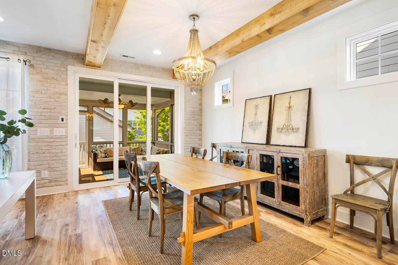 20 Cardinal Ridge Road Chapel Hill, NC 27516 - Photo 15 of 77 Dining Room w/Beams