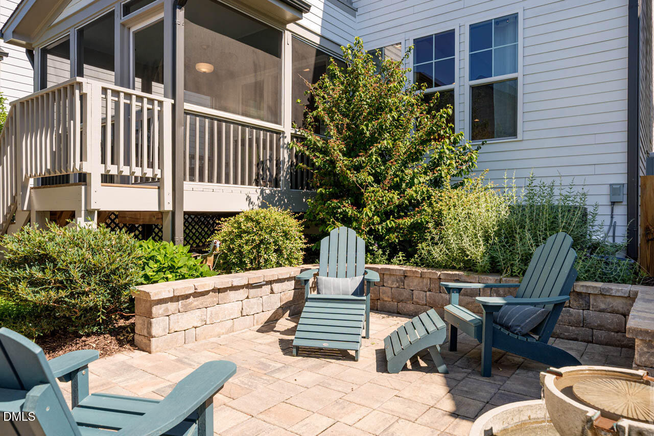 20 Cardinal Ridge Road Chapel Hill, NC 27516 - Photo 44 of 77 Paver Patio & Custom Wall