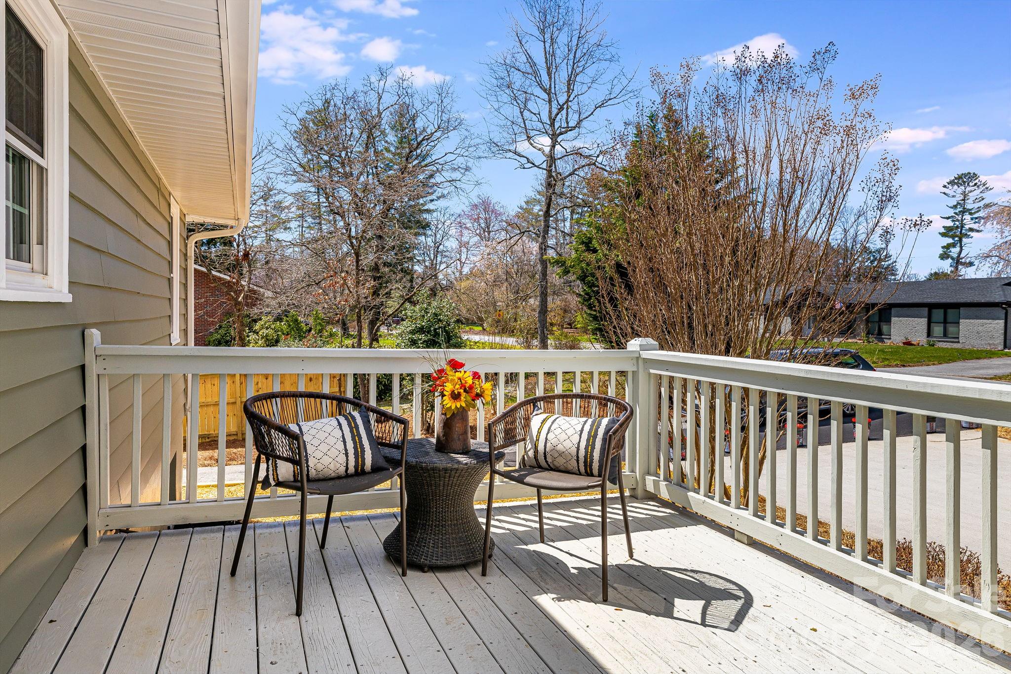107 Balsam Road Hendersonville, NC 28792 - Photo 3 of 44 a view of balcony with furniture