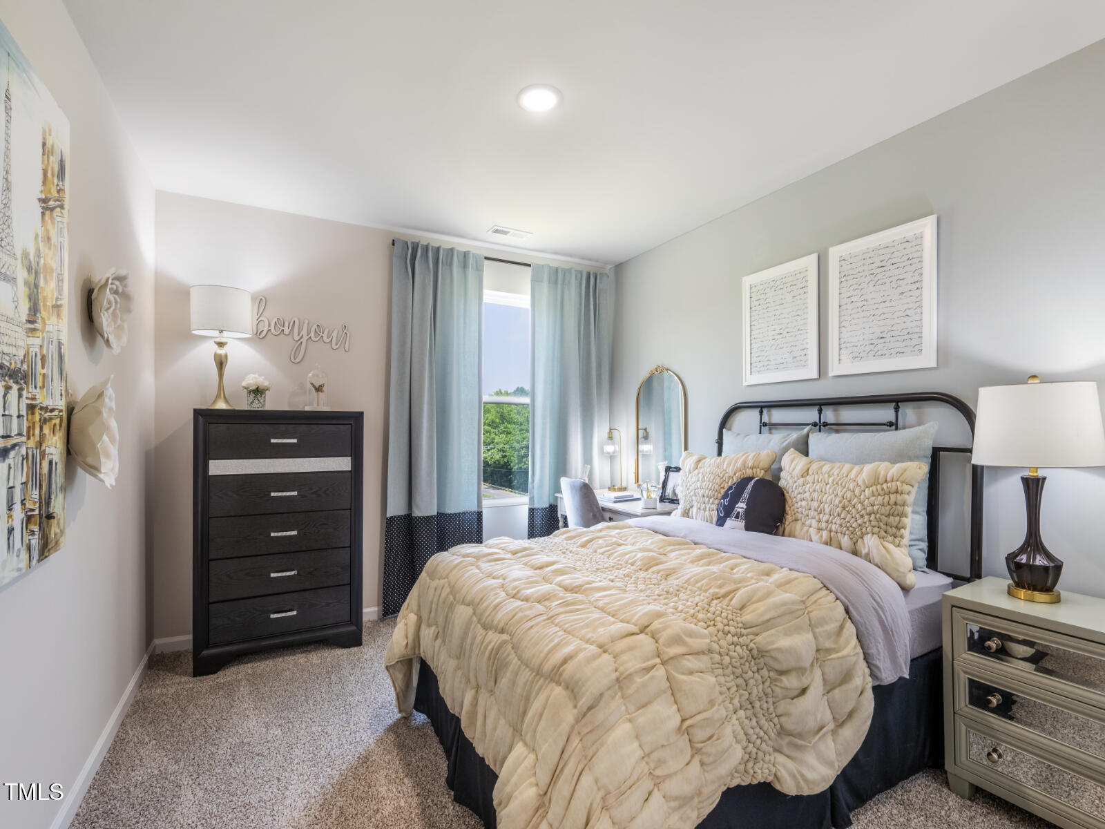 212 Thistle Patch Place Angier, NC 27501 - Photo 26 of 32 a bedroom with a bed and a dresser