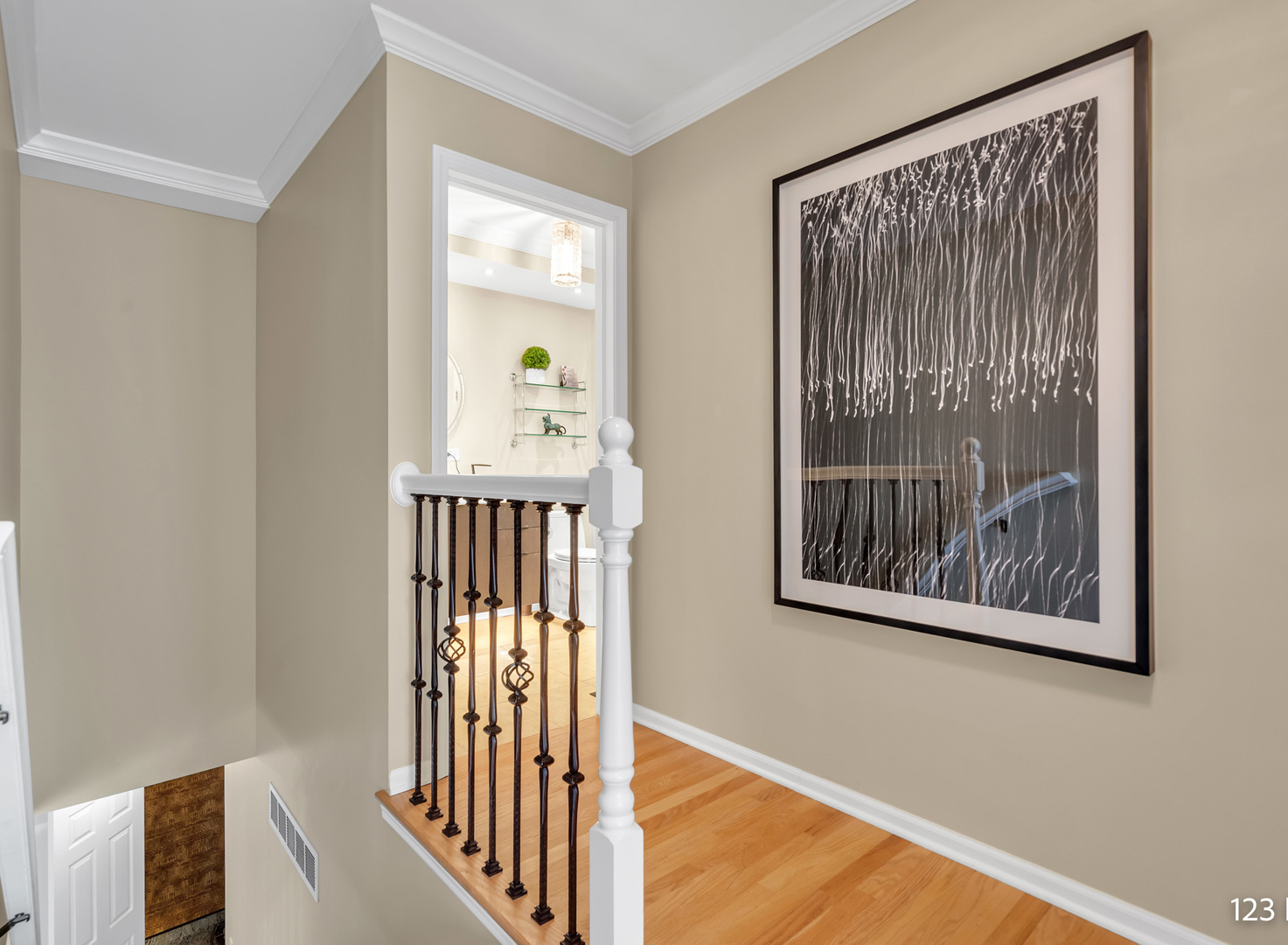 1754 Park Ridge Point, Unit 1754 Park Ridge, IL 60068 - Photo 20 of 39 a view of a hallway with wooden floor and a door