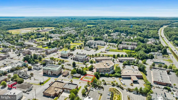 an aerial view of a city with lots of residential buildings