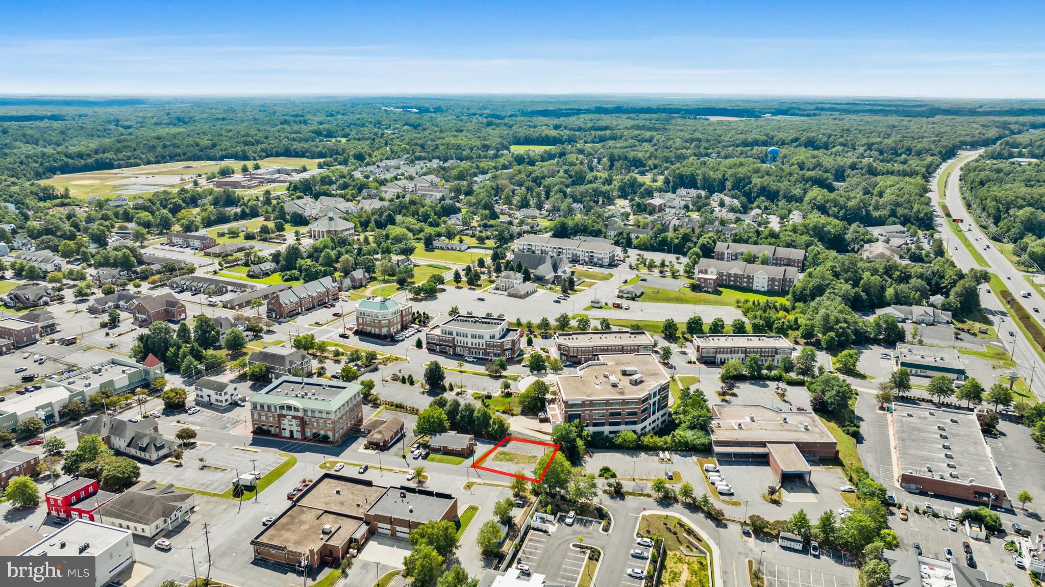 107 Howard Street La Plata, MD 20646 - Photo 11 of 15 an aerial view of a city with lots of residential buildings