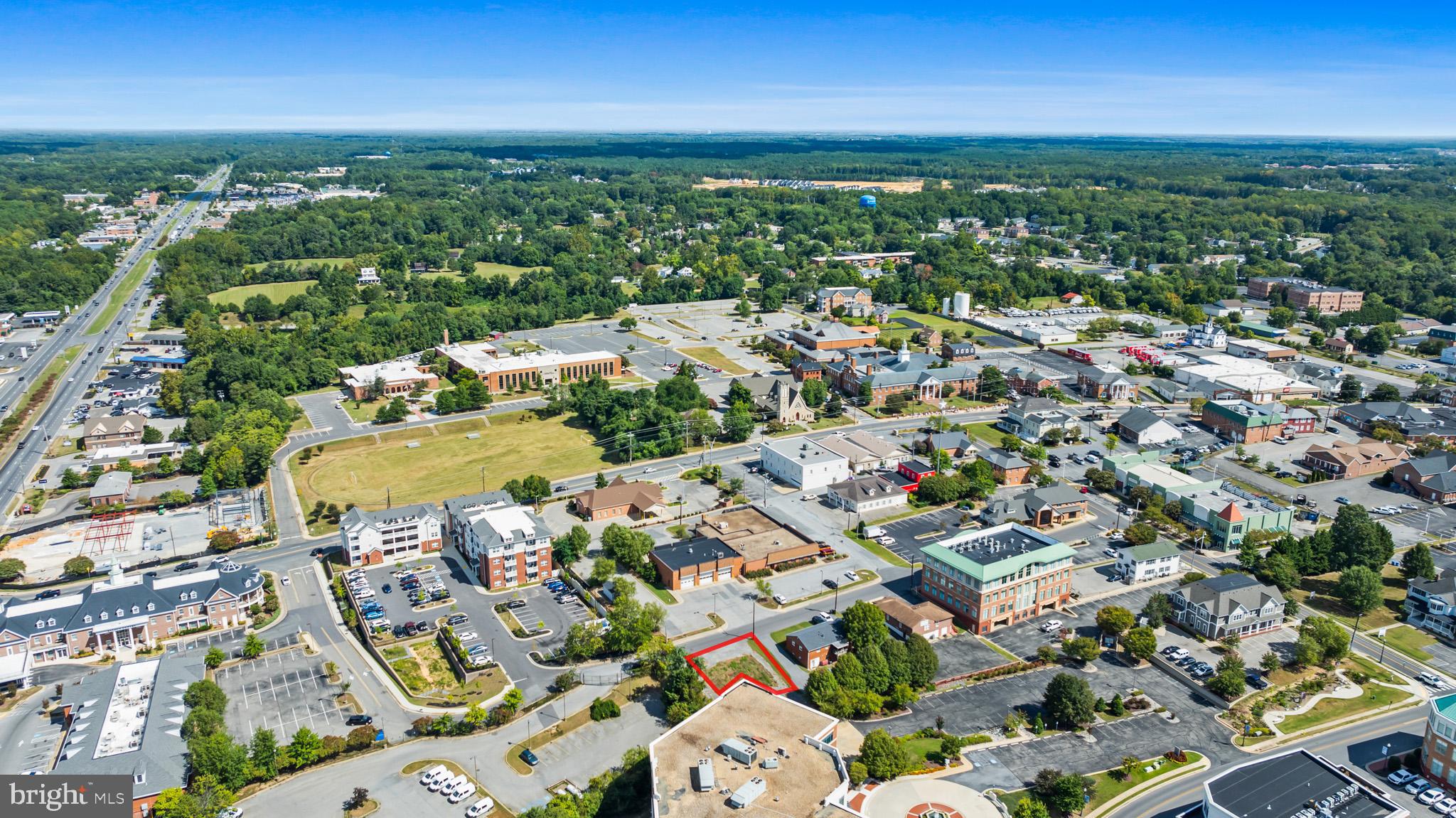 107 Howard Street La Plata, MD 20646 - Photo 7 of 15 an aerial view of a city with lots of residential buildings